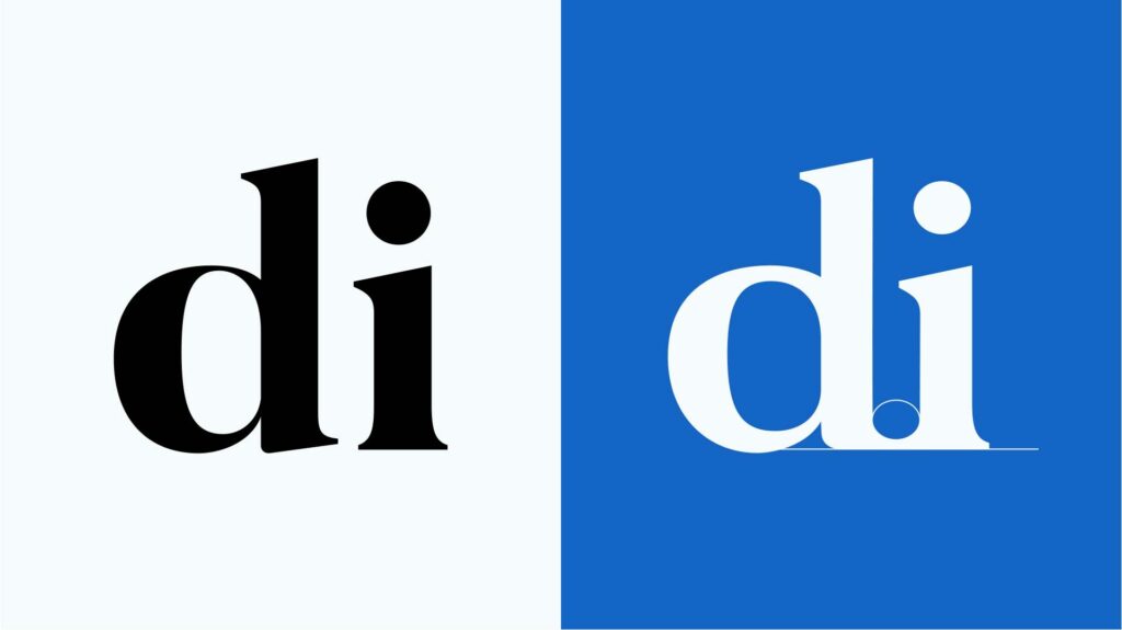 ligature example "di"